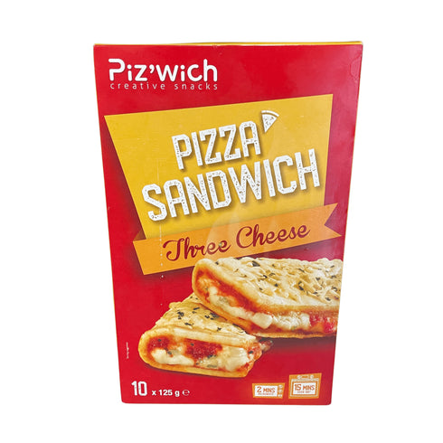 【冷凍便】Piz'wich ピザサンドウィッチ 3種のチーズ - ナショナルマート通販